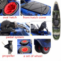 LSF Kayak Factory Direct Supply 2+1 person sit on top  plastic kayak